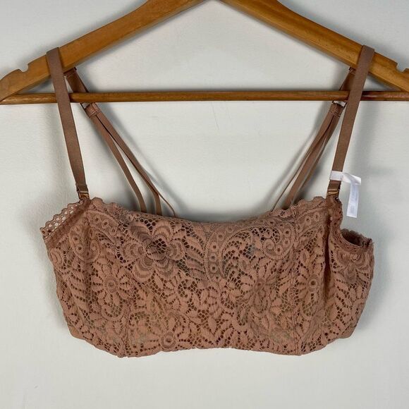 Aerie Real Power Far Out Lace Unlined Balconette‎ Underwire Bra Size 32DD NEW - Picture 1 of 10